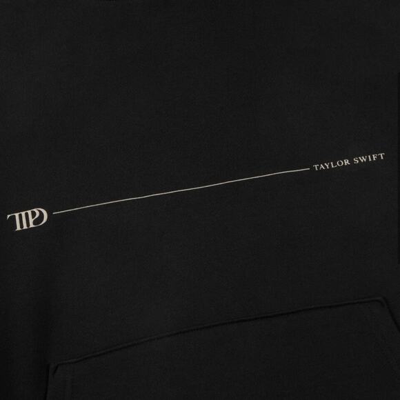 The Tortured Poets Department Spotify Exclusive Black Hoodie Taylor Swift XL - Picture 5 of 5